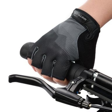 Meteor - Herren/Damen Unisex Radfahrer-Handschuhe - Polyester, Nylon, Polyurethan, Elastan (Schwarz)