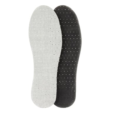 Coccine - Herren/Damen Unisex Einlegesohlen, Perforiert (Schwarz/Grau)