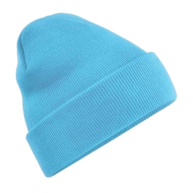 Beechfield Unisex Strickmütze für Erwachsene (Surf Blau)