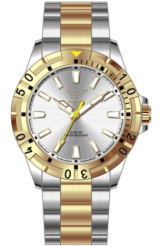 Invicta Specialty 69036 Herrenuhr - Quarzwerk - Metall mit silbernem Zifferblatt - 42 mm