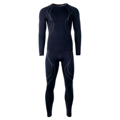 Hi-Tec - "Ikar" Thermo-Unterwäsche Set für Herren (Schwarz/Grau)