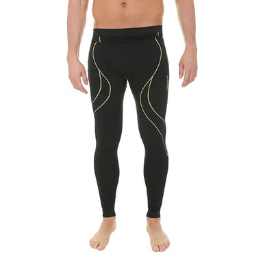 Hi-Tec - "Ikar" Thermo-Unterhose für Herren (Schwarz/Leuchtend Limone)