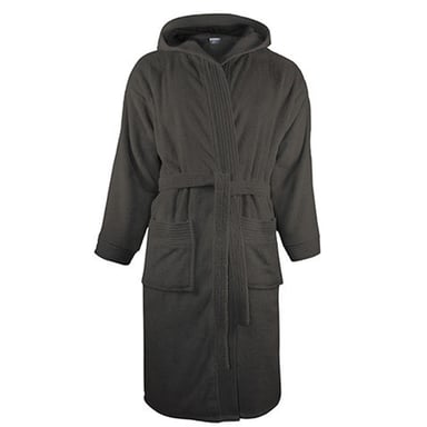 The One Towelling - Morgenmantel für Herren/Damen Unisex, mit Kapuze (Anthrazit)