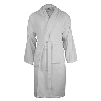 The One Towelling - Morgenmantel für Herren/Damen Unisex, Baumwolle aus biologischem Anbau (Weiß)