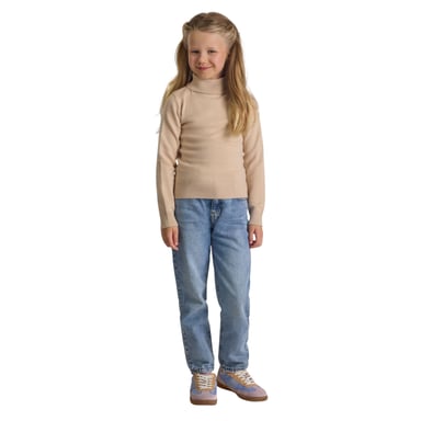 Minoti - Pullover für Mädchen, Rollkragen, Weich (Beige)