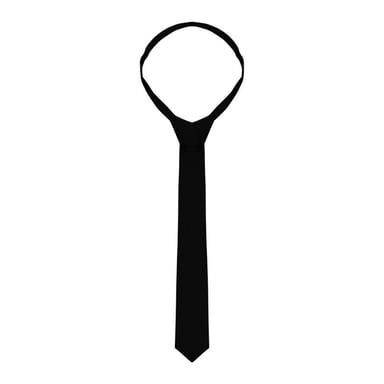 Karlowsky - Krawatte für Herren/Damen Unisex (Schwarz)