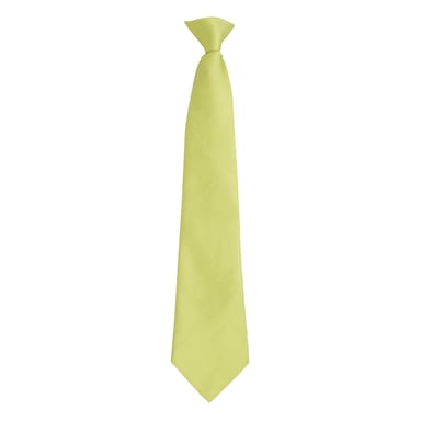 Premier - "Colours Orginals Fashion" Krawatte Zum Anklemmen (Limone)