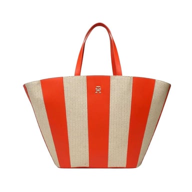 Tommy Hilfiger - Handtasche, Zweifarbig (Beige/Orange)