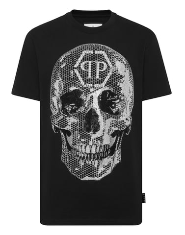 T-Shirt Rundhalsausschnitt Ss Skull