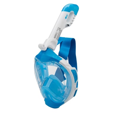Aquawave - Kinder Vollgesichtsschnorchel "Aquaro" (Blau/Weiß)