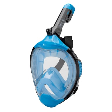 Aquawave - Herren/Damen Unisex Vollgesichtsschnorchel "Aquaro" (Blau/Schwarz)