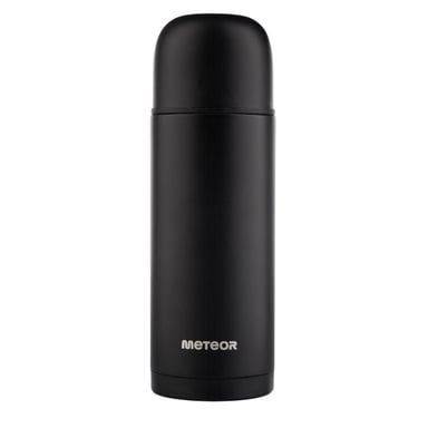 Meteor - Thermosflasche, Logo, 1000ml (Schwarz)