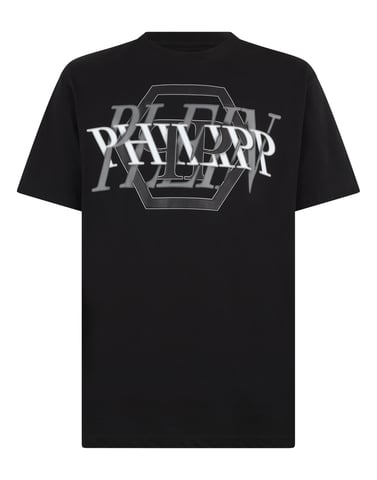Round Neck T-Shirt Logo Hexagon