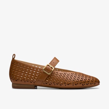Fawna Jane Tan Leather Schuhe