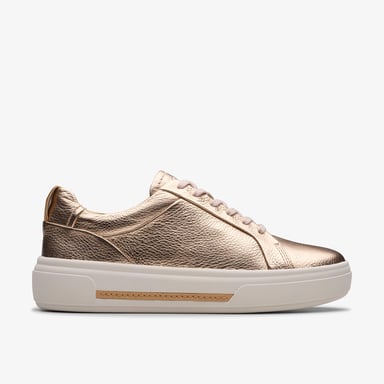 Hollyhock Walk Copper Metallic Sneakers