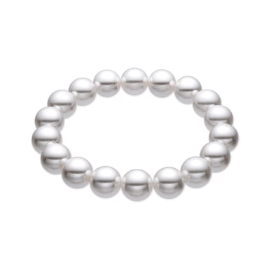Luxenter Armband mit weißer Perle, 18 Karat Gold-Finish – Anrae