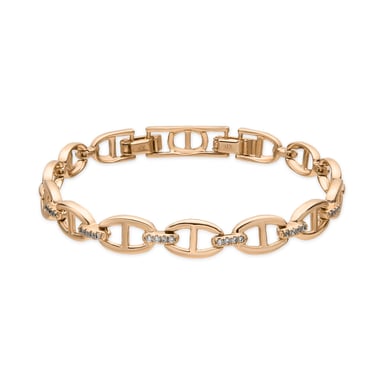 Luxenter Armband mit 18 Karat Gelbgold-Finish und Zirkonia – Ibel