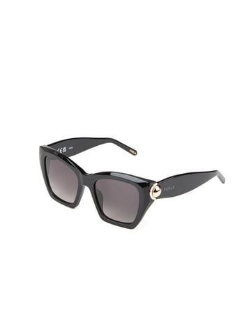 Furla Sonnenbrille Glänzend Schwarz