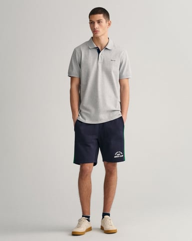 GANT Regular Fit Kurzarm-Kontrastpiqué Rugger