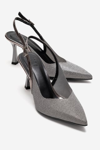 Dorata Verzierter Stiletto-Pumps