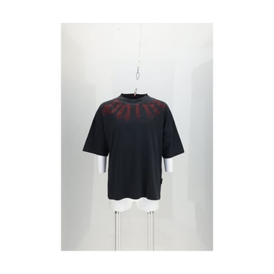 Palm Angels Schwarzes Baumwoll-T-Shirt