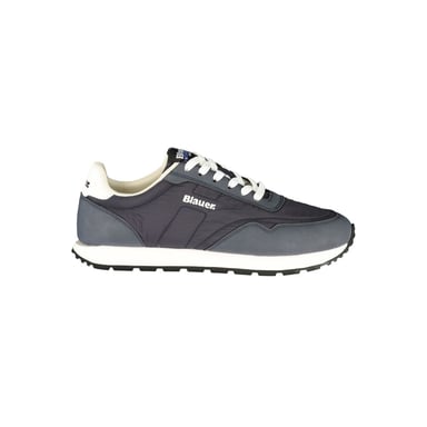 Blauer Blue Polyester Herren Sneaker