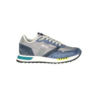 Blauer Blue Polyester Herren Sneaker