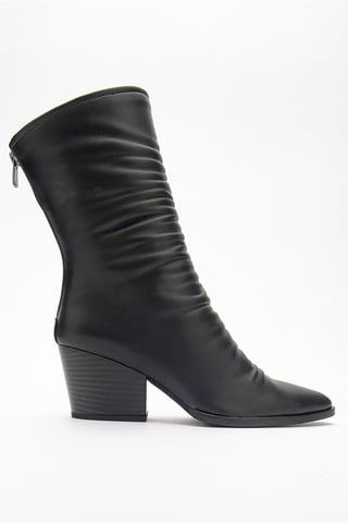 Laval Reißverschluss hinten Blockabsatz Stiefel (Damen)