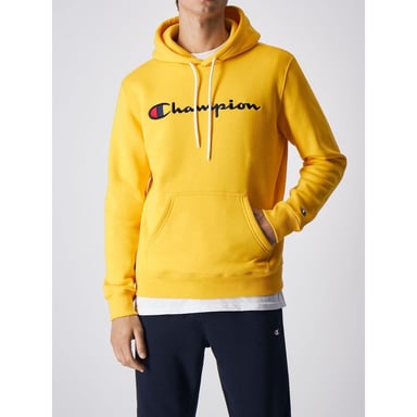 Champion Gelbes Baumwoll-Sweatshirt
