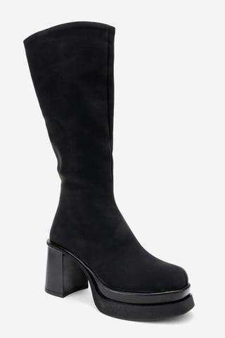Carm Nubuck Plateau Wadenlanger Stiefel (Damen)