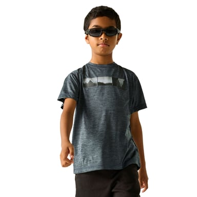 Regatta - "Alvarado" T-Shirt für Kinder (Dunkler Sturm meliert)