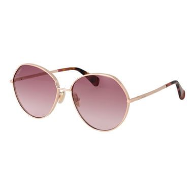 Max Mara Sonnenbrille aus Metall in Roségold