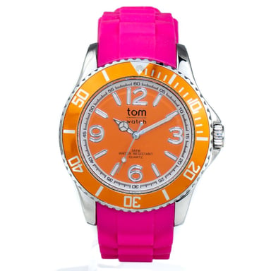 Tom Uhr Mehrfarbige Gummi Sportuhr