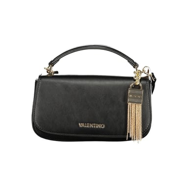 Mario Valentino Schwarze Polyurethan Damenhandtasche