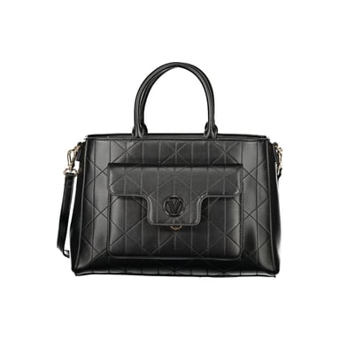 Mario Valentino Schwarze Polyurethan Damenhandtasche