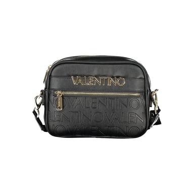 Mario Valentino Schwarze Polyurethan Damenhandtasche
