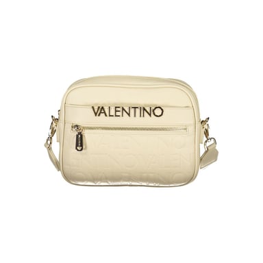Mario Valentino Beiger Polyurethan Damenhandtasche