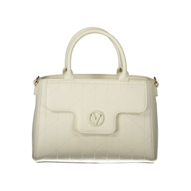 Mario Valentino Weiße Polyurethan Damenhandtasche