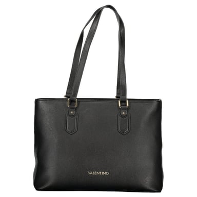 Mario Valentino Nero Poliuretano Damenhandtasche mit Innentasche und Fächern für das Handy