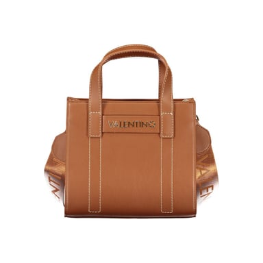 Mario Valentino Braune Polyurethan Damenhandtasche