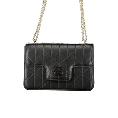 Mario Valentino Nero Polyurethan Damenhandtasche