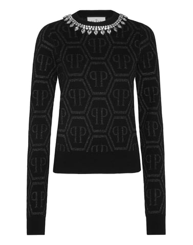 Pullover Rundhalsausschnitt Monogram