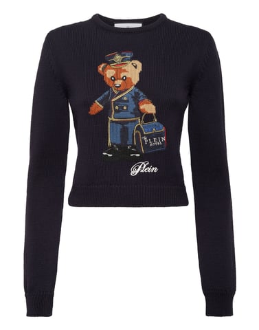 Pullover Rundhalsausschnitt Ls Teddy