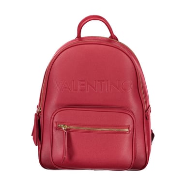 Mario Valentino Rosso Polyurethan Damen Rucksack
