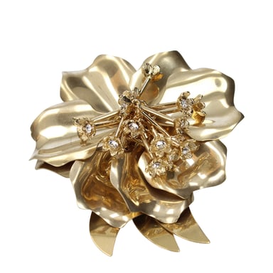 Miu Miu Gold Metallbrosche