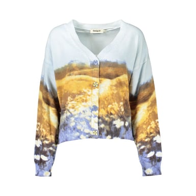 Desigual Azzurro Baumwoll Damenpullover