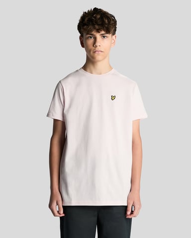 Baumwoll-T-Shirt mit Rundhalsausschnitt