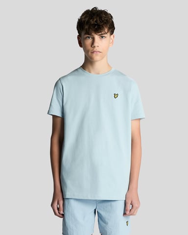 Baumwoll-T-Shirt mit Rundhalsausschnitt