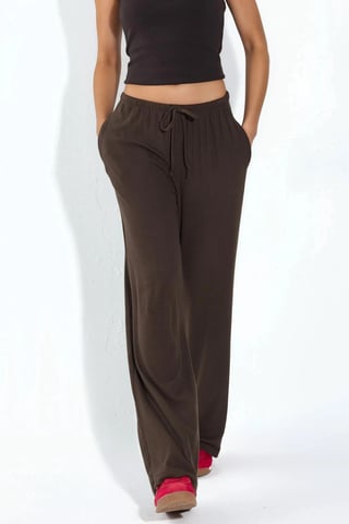Weite Jersey-Hose
