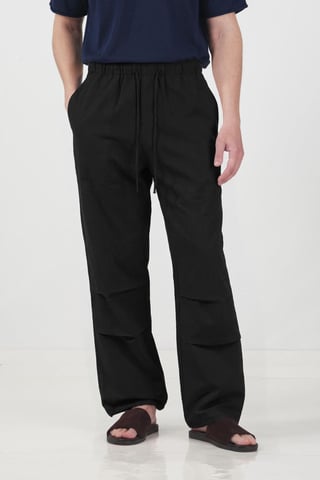 Lässige Tencel-Jogginghosen mit Kordelzug